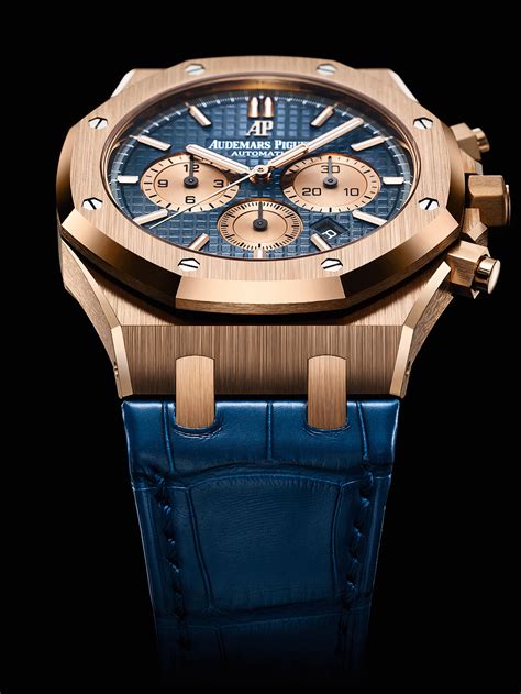 gold audemars piguet royal oak chronograph|ap royal oak chronograph price.